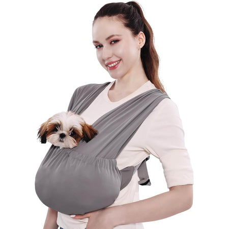 Dog Sling Carrier_grey-supet