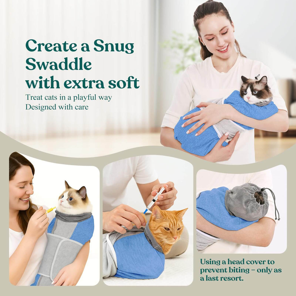 Supet Cat Grooming Wrap for Cutting Nails
