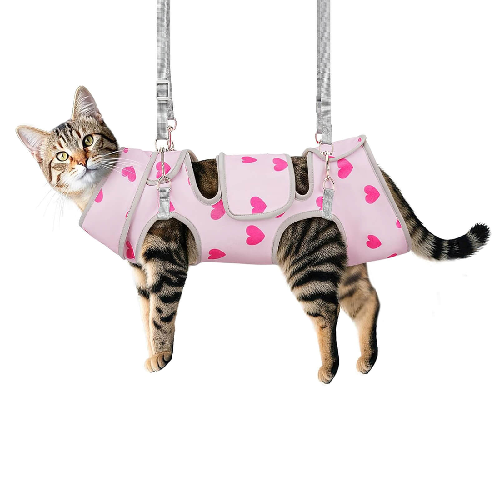 Cat Grooming Hammock_pink-Supet