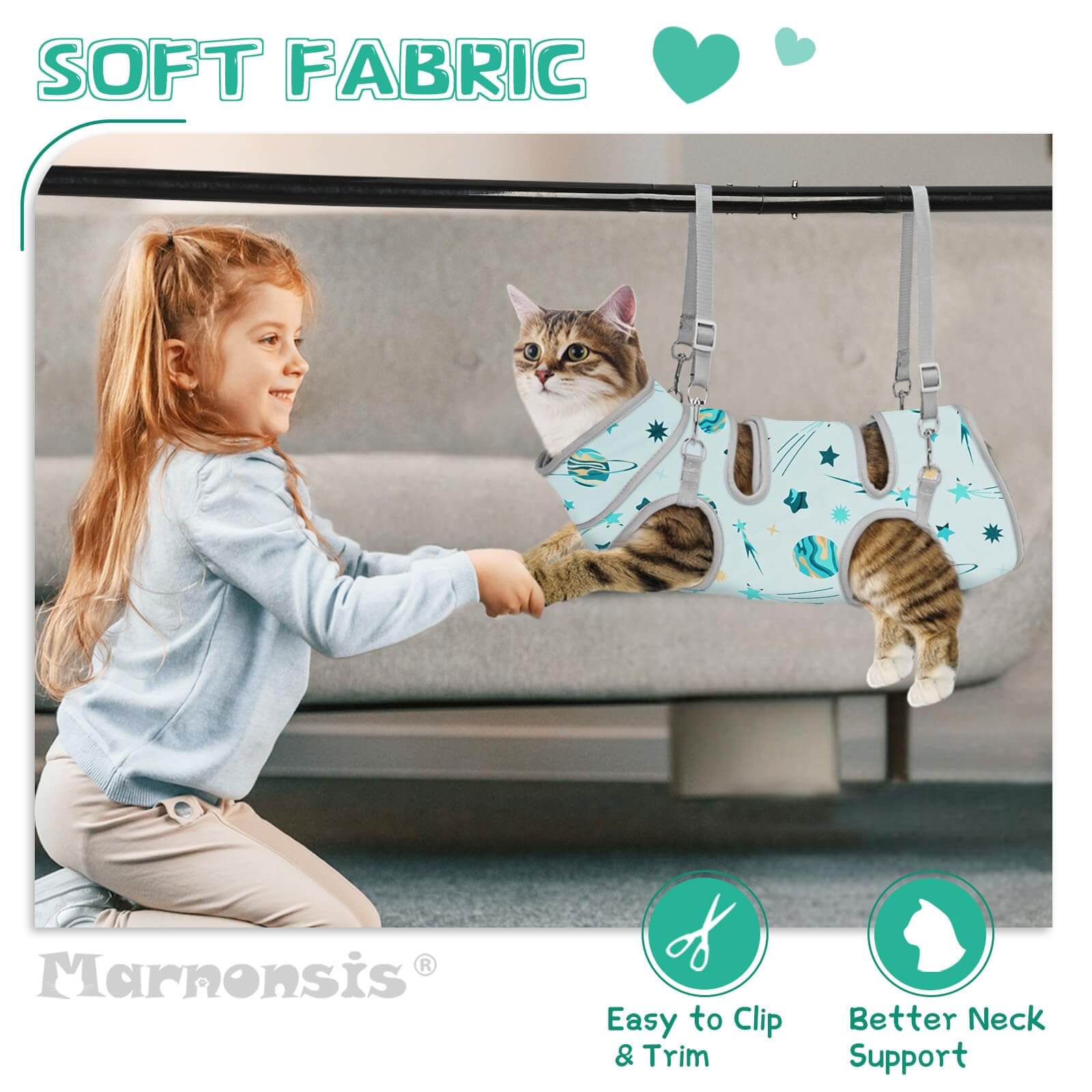 Cat Grooming Hammock2-Supet