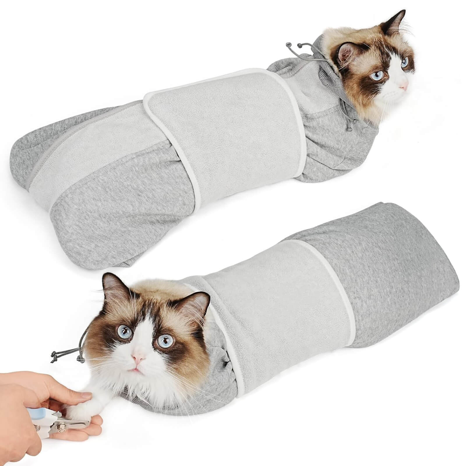 Cat Grooming Wrap_grey-supet