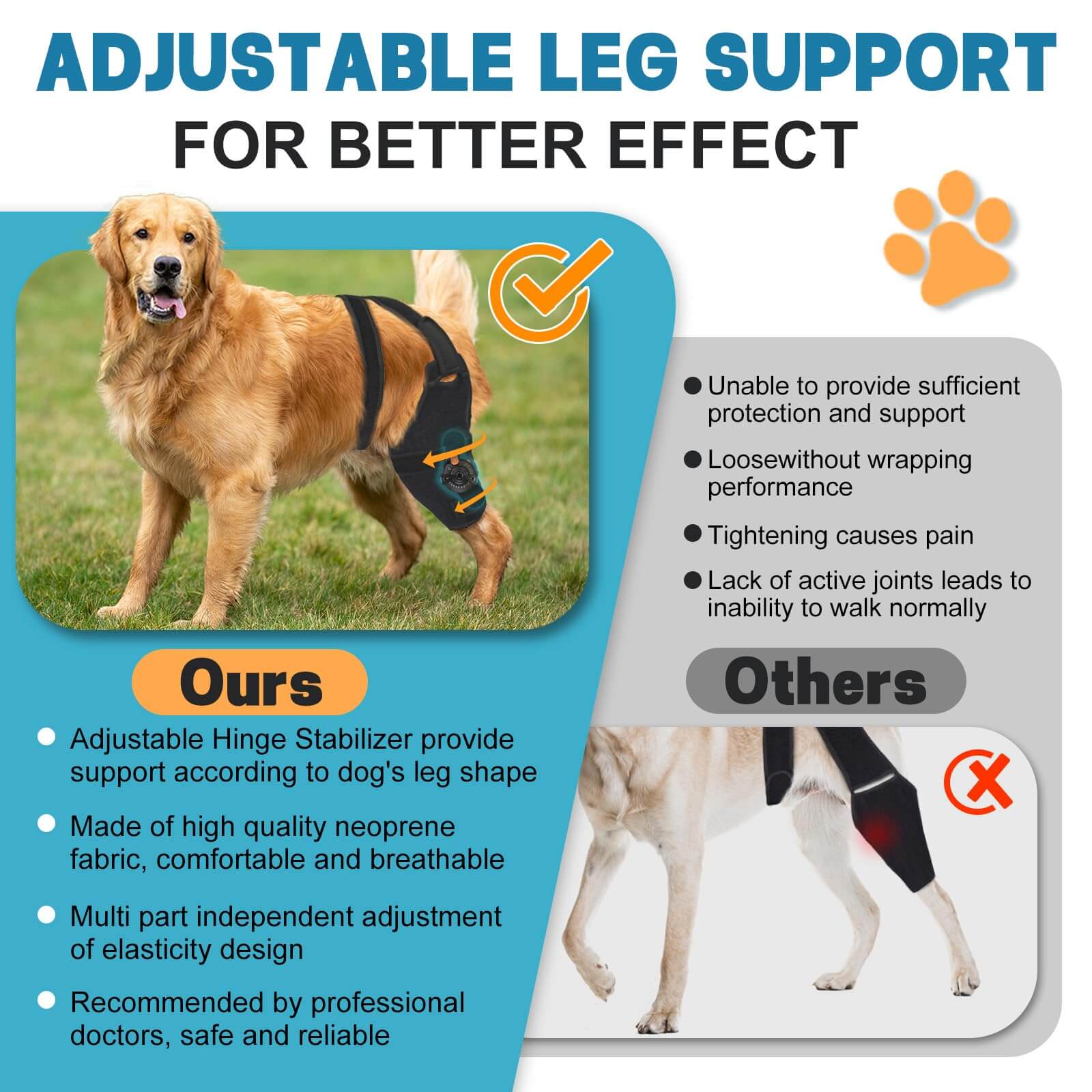 Dog Back Leg Knee Brace5-Supet