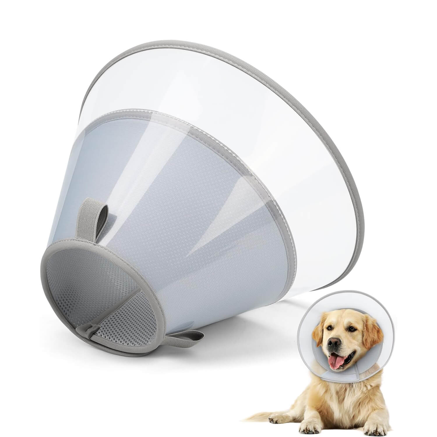 Dog Cone_grey-supet