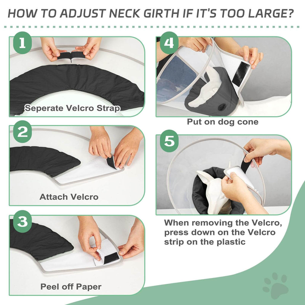 Dog Cone with pad5-Supet