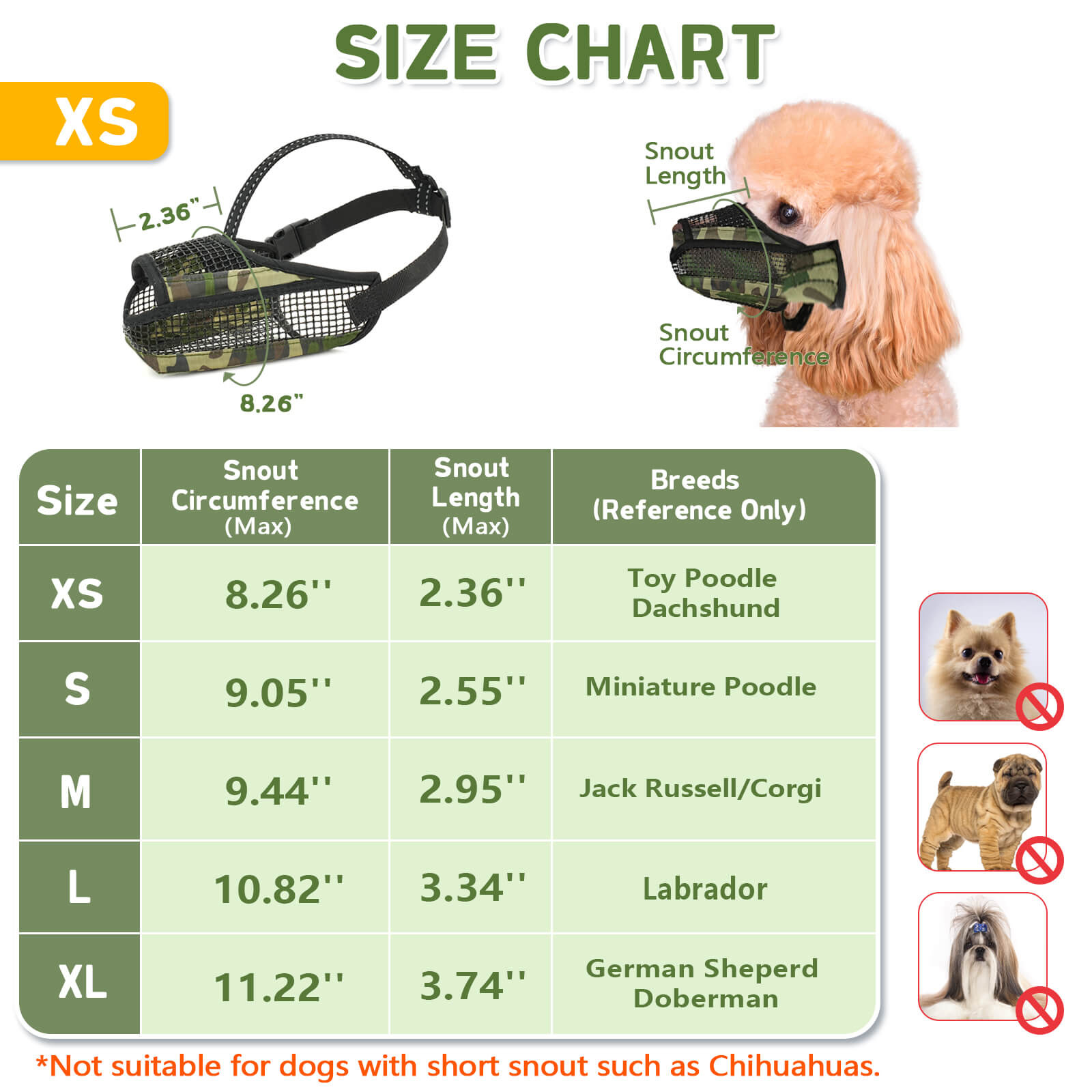 Dog Muzzle_size-Supet