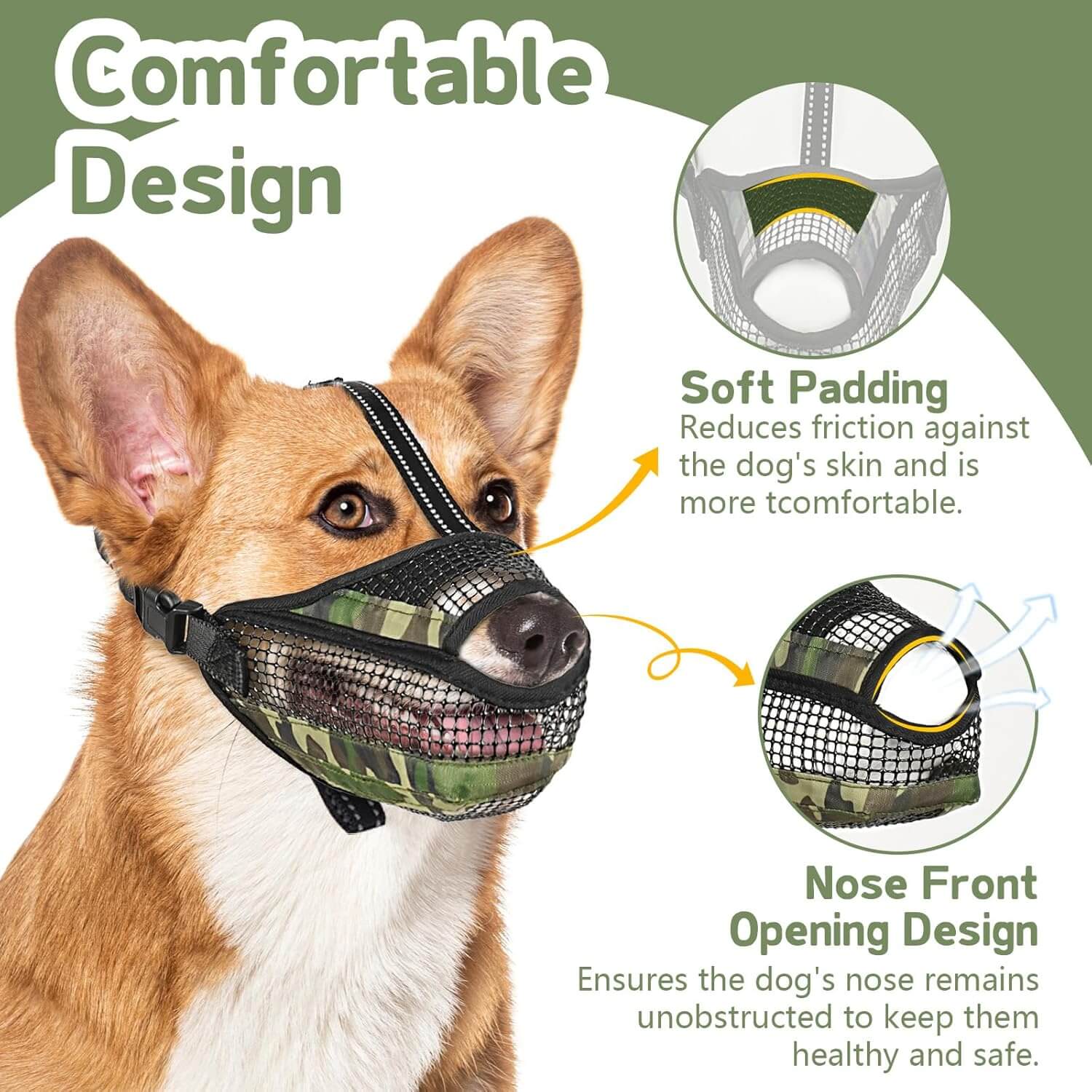 Supet Soft Mesh Dog Muzzle