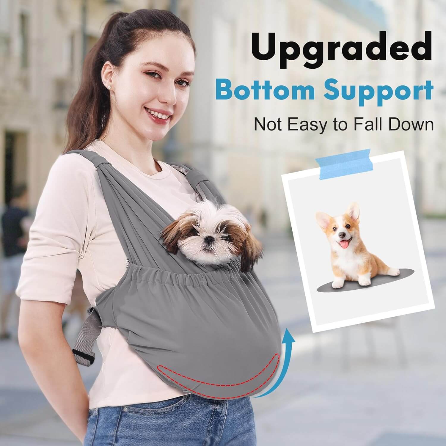 Dog Sling Carrier4-supet