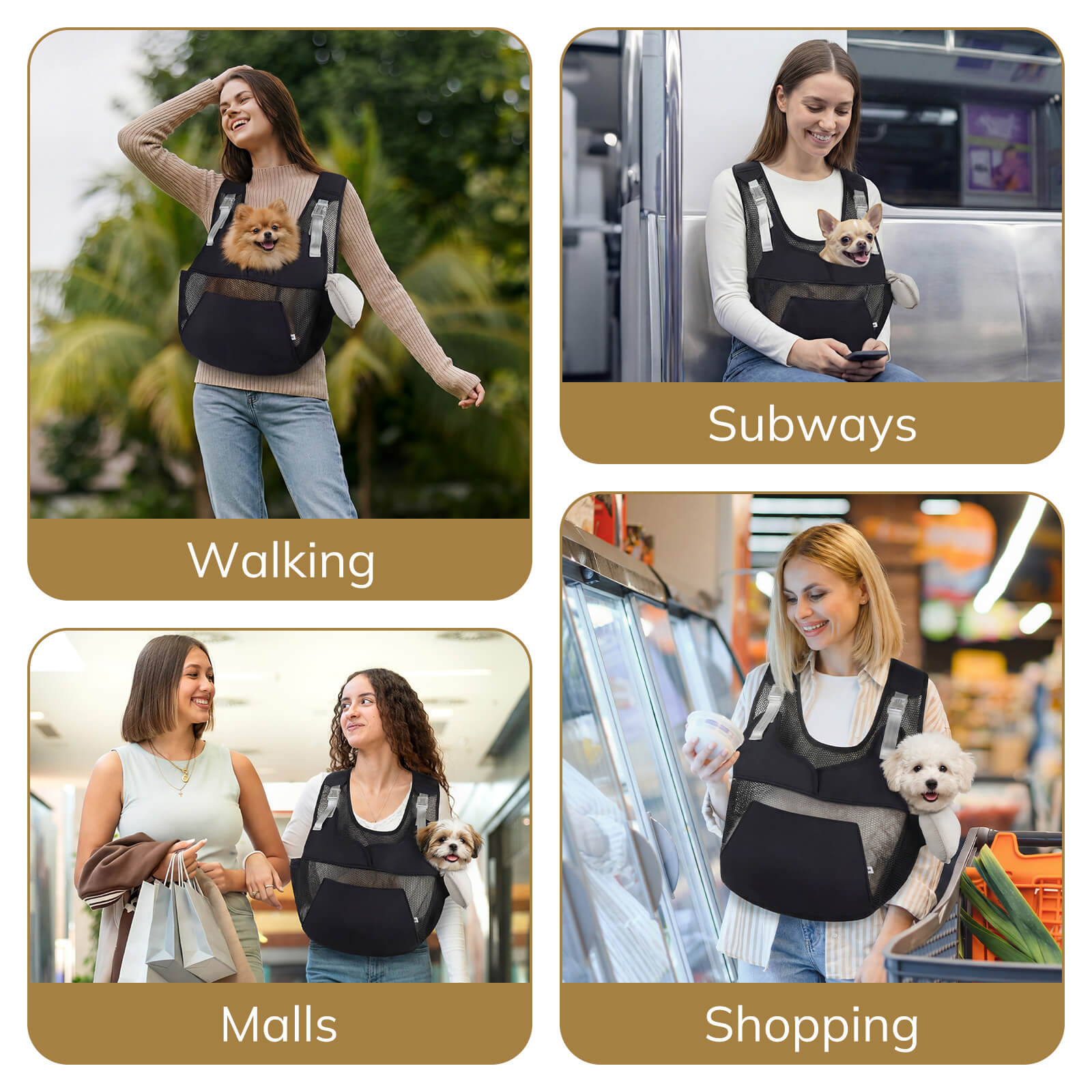 Dog Sling Carrier for Small Dogs5-supet