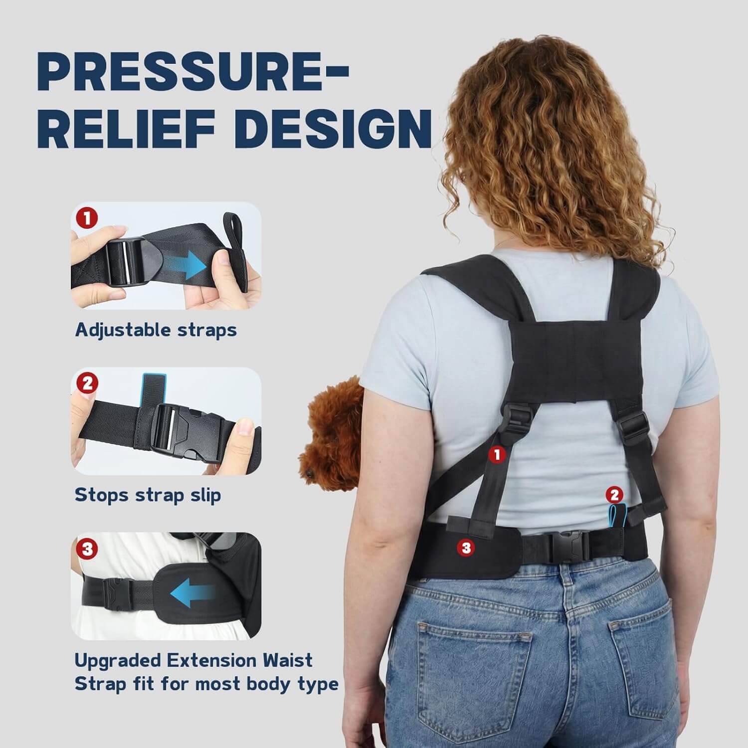 Front Dog Sling Carrier for Small Dogs3-supet