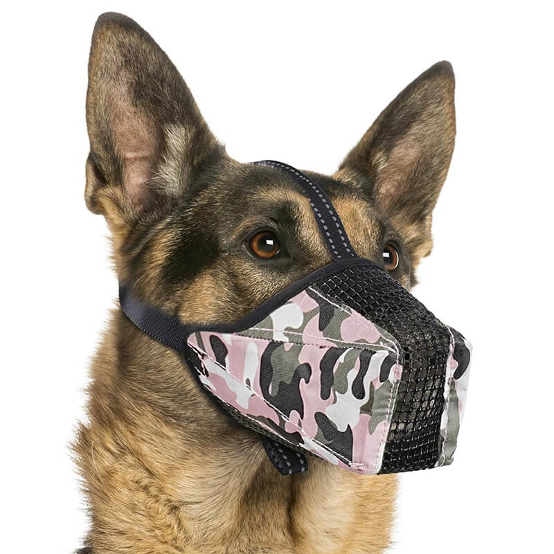 Mesh Dog Muzzle_pink-Supet