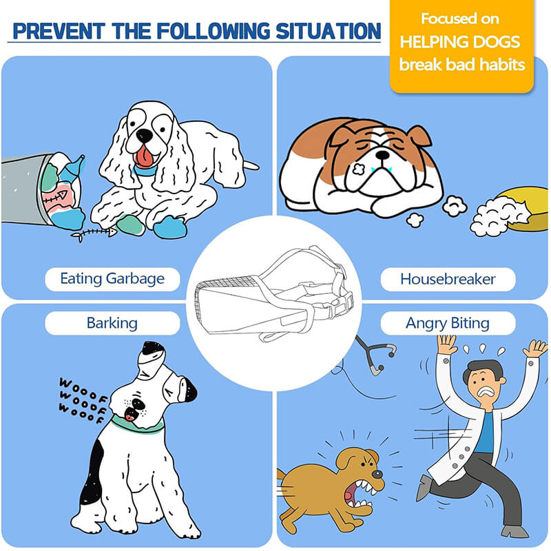 Mesh Dog Muzzle2-Supet