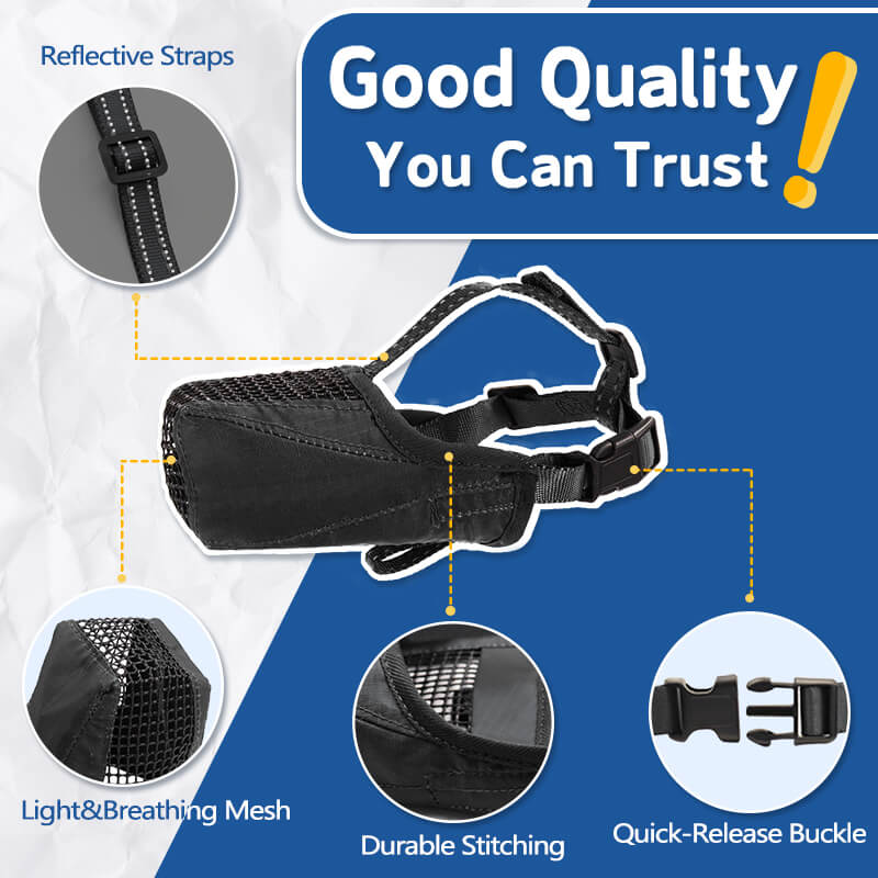 Mesh Dog Muzzle3-Supet