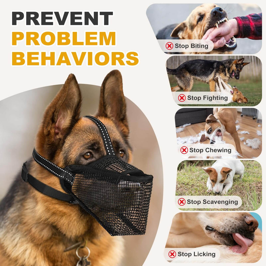 Mesh Dog Muzzle3-Supet