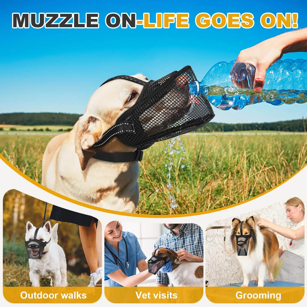 Mesh Dog Muzzle5-Supet