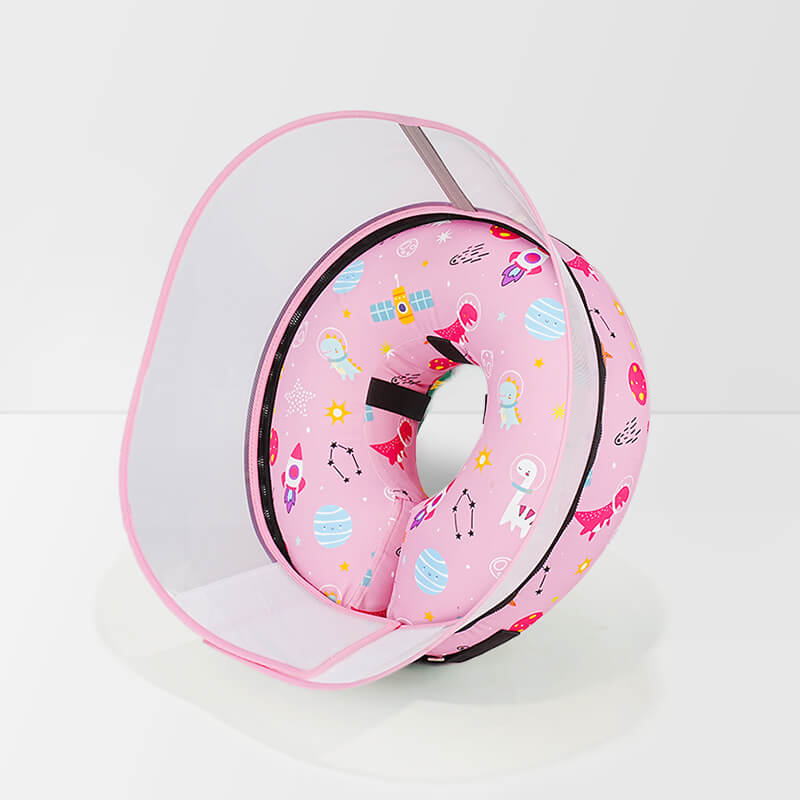 Raised Inflatable Dog Cone_Pink-supet
