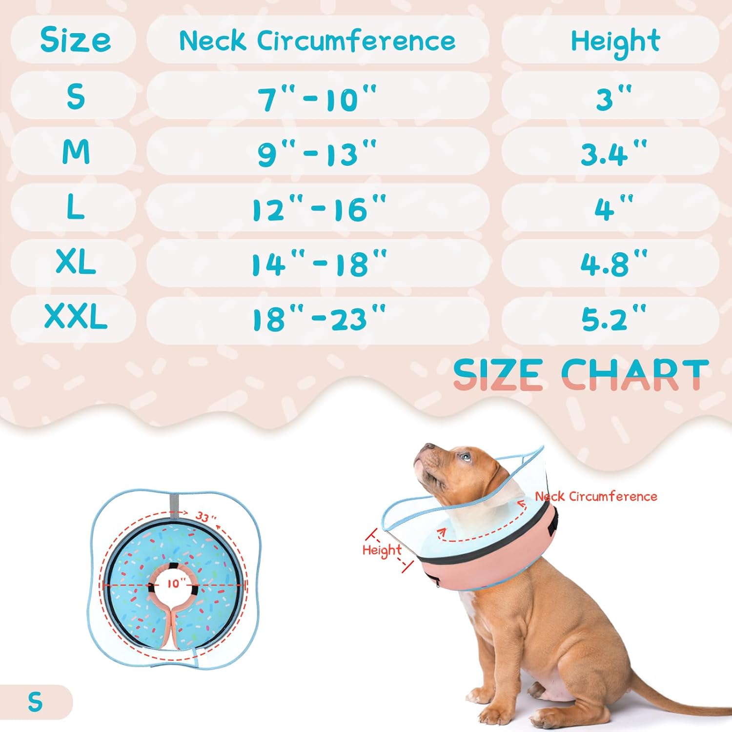
Raised Inflatable Dog Cone-supet