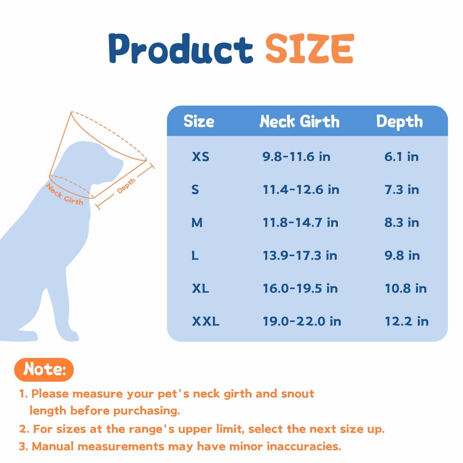 Soft Dog Cone Collar_size - Supet