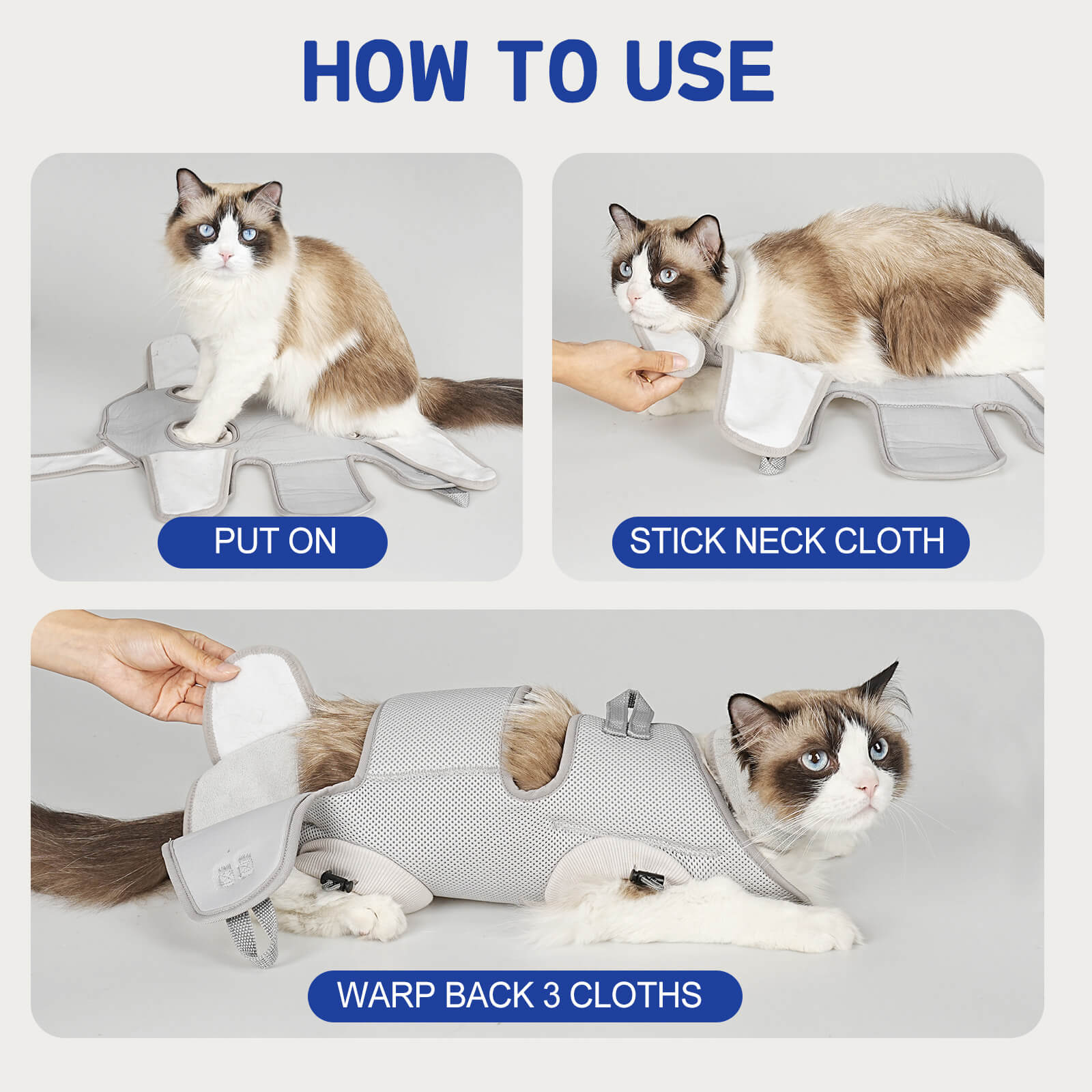 cat grooming hammock5-supet