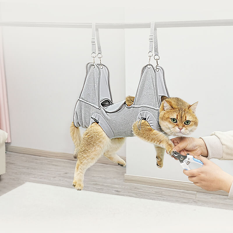 cat grooming hammock5-supet