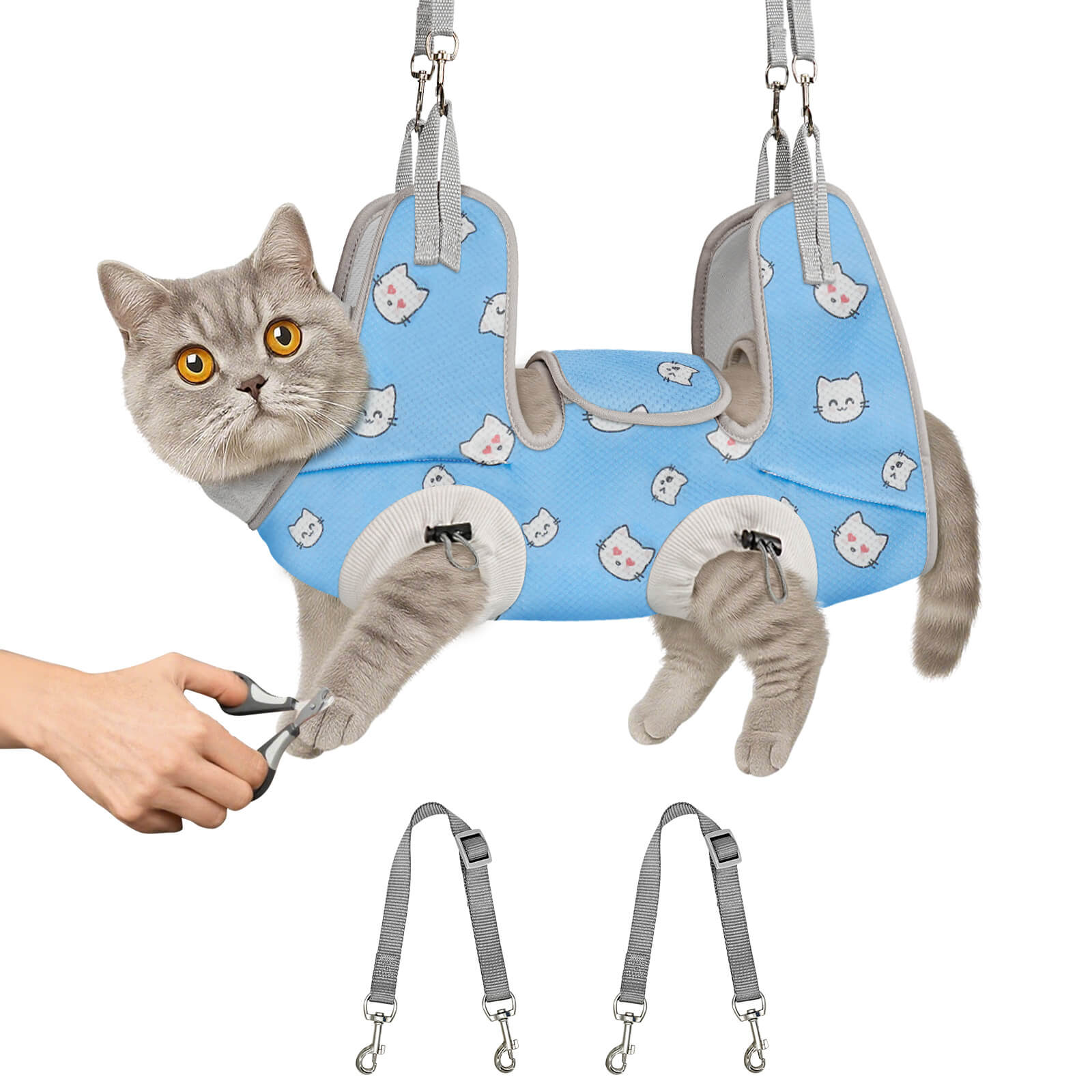 Hamaca silenciosa para el cuidado de gatos Supet 