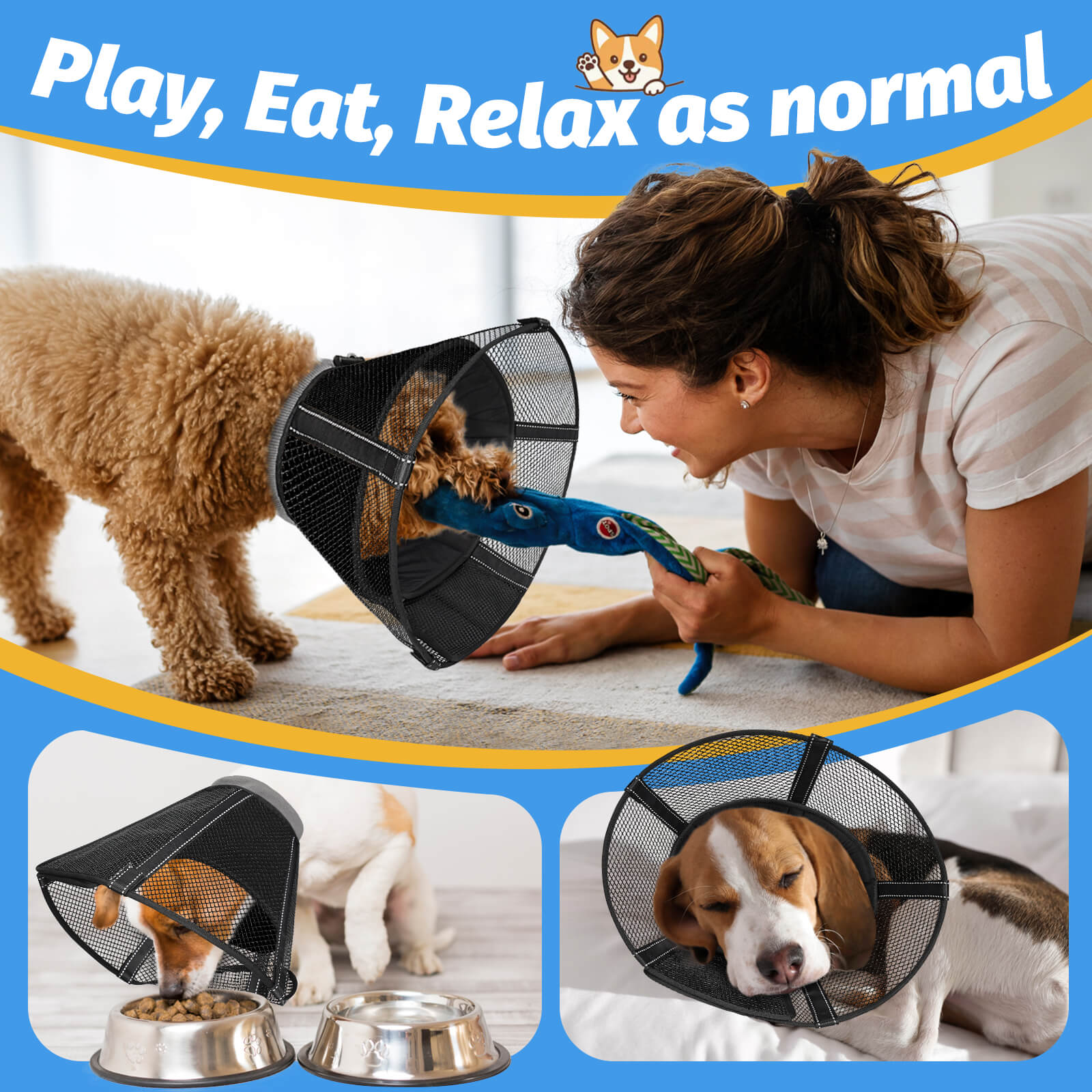 dog mesh cone3-Supet