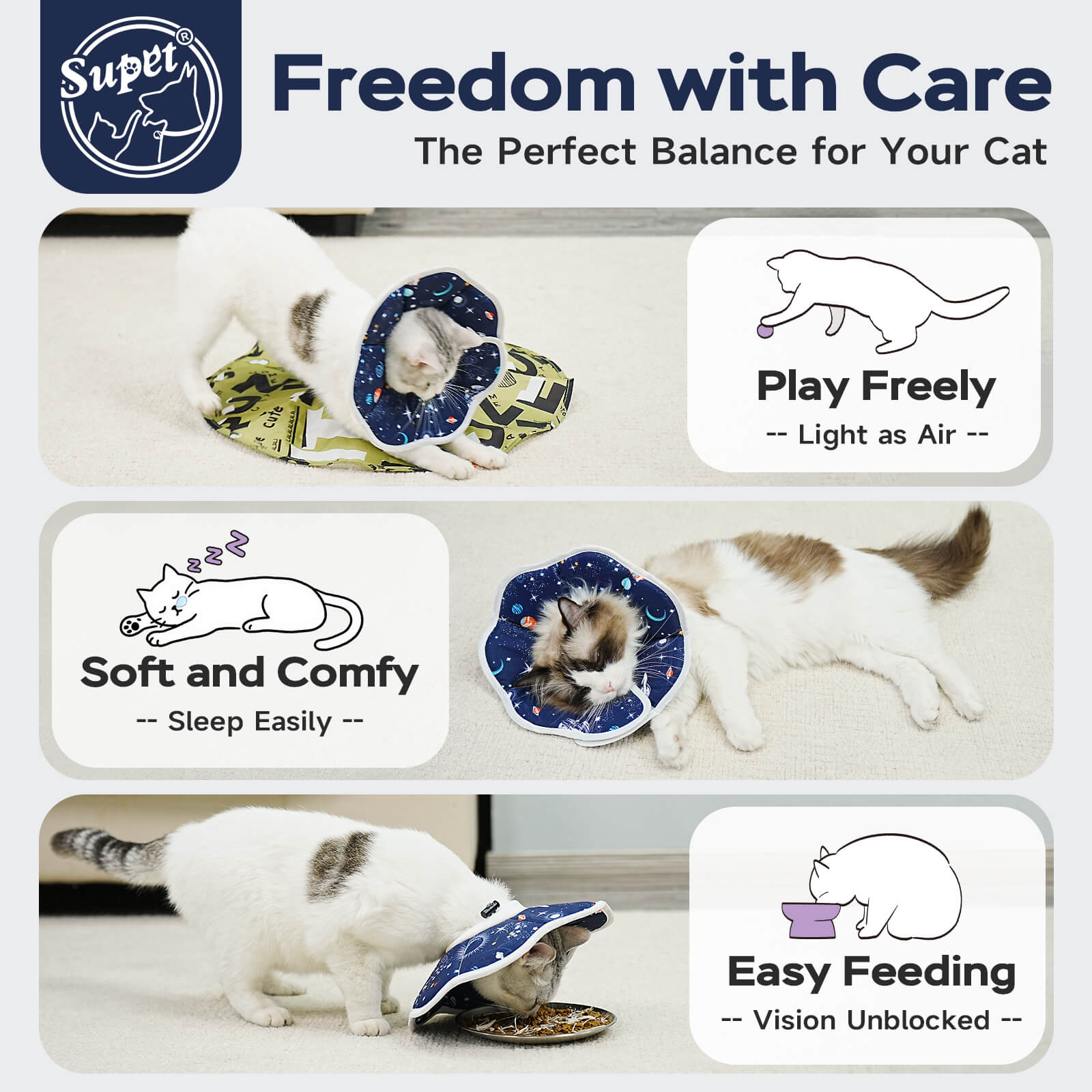 soft cotton cat cone1-susupet