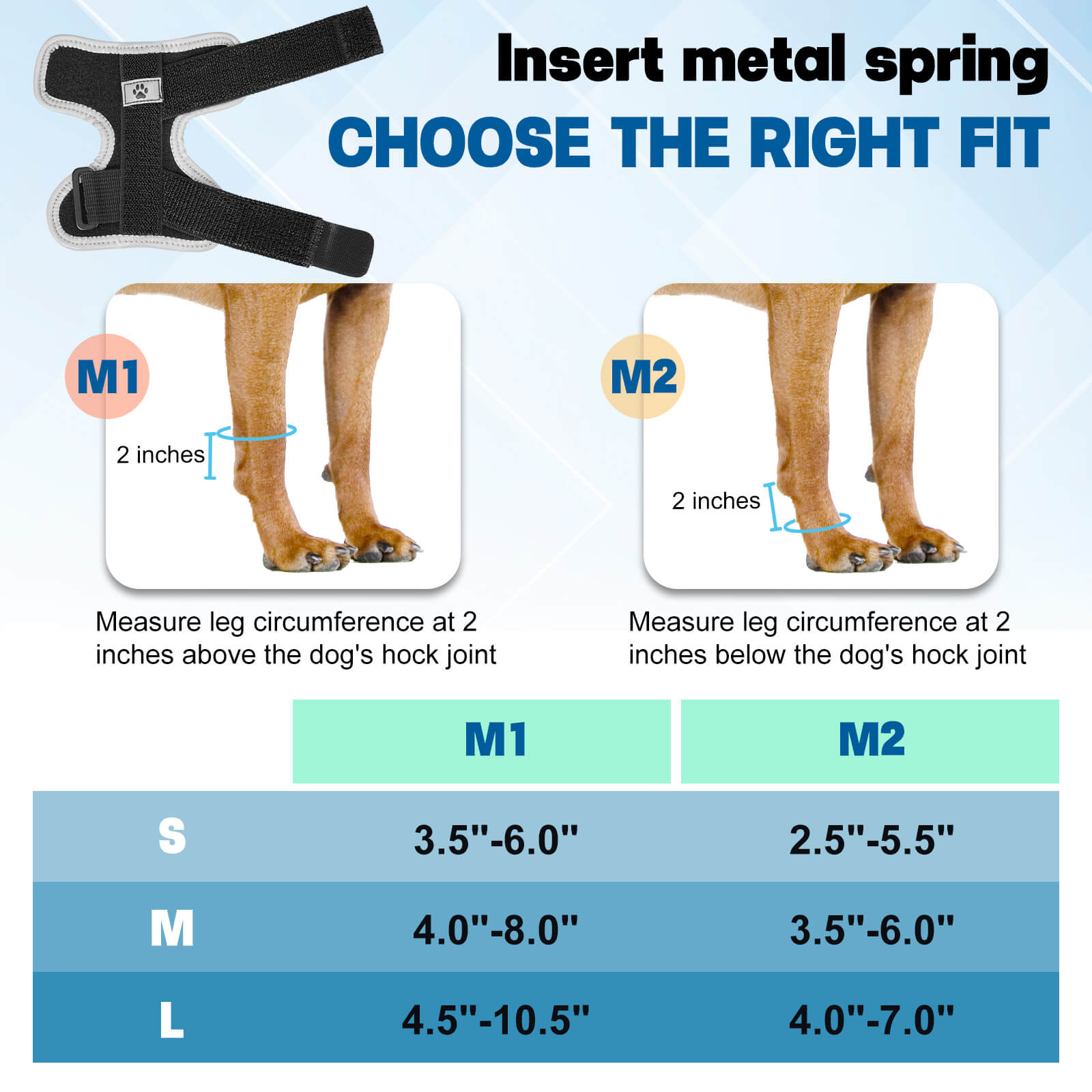 Dog Front Leg Brace_size-Supet