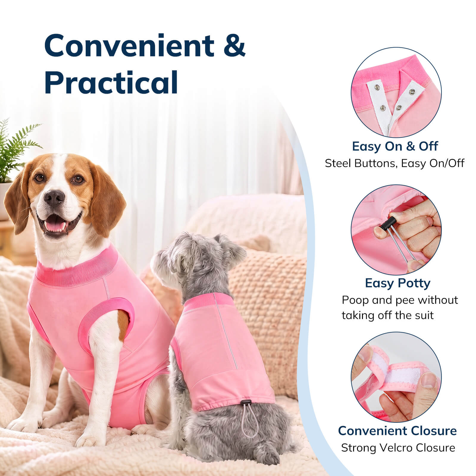 Dog Recovery Suit-supet