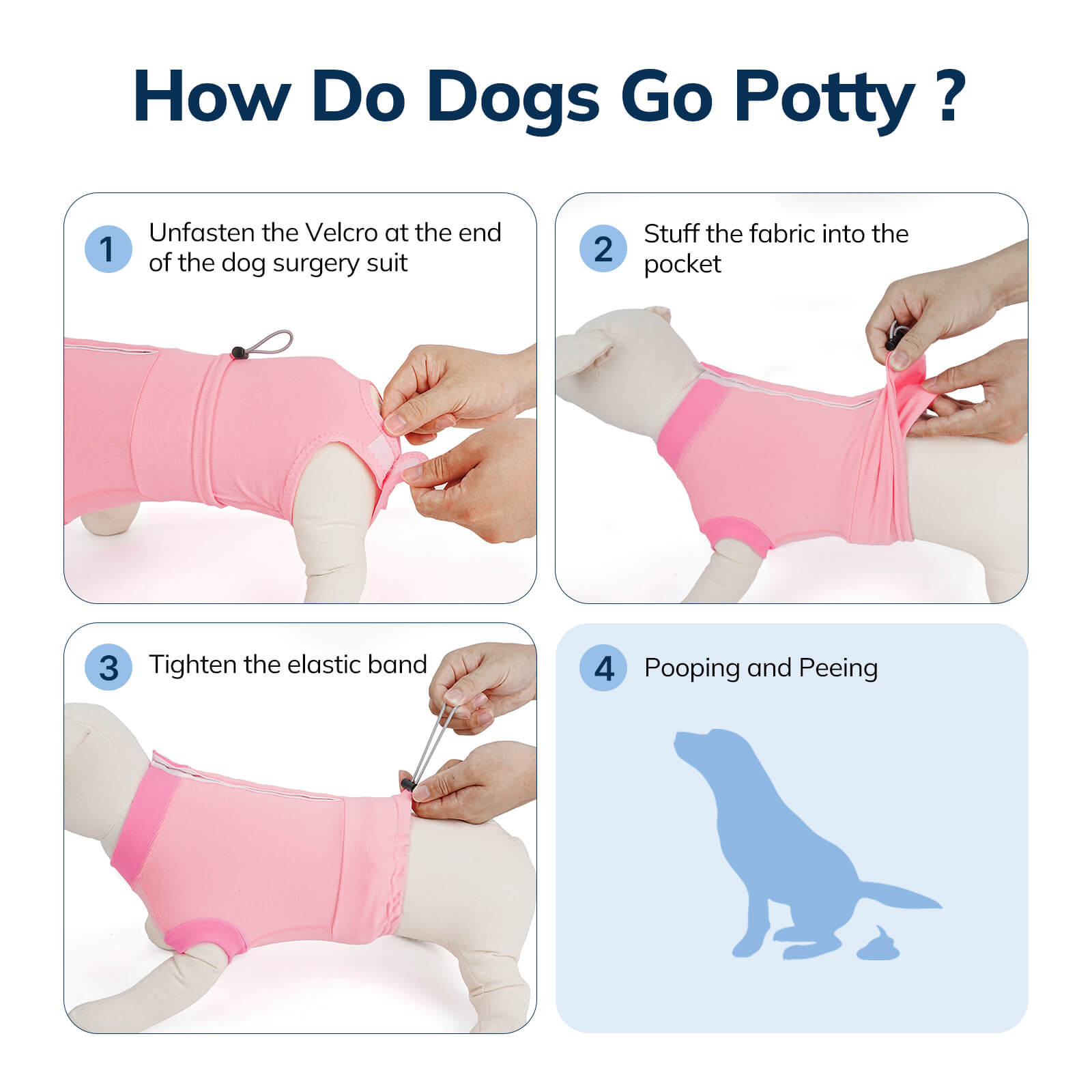 Dog Recovery Suit-supet