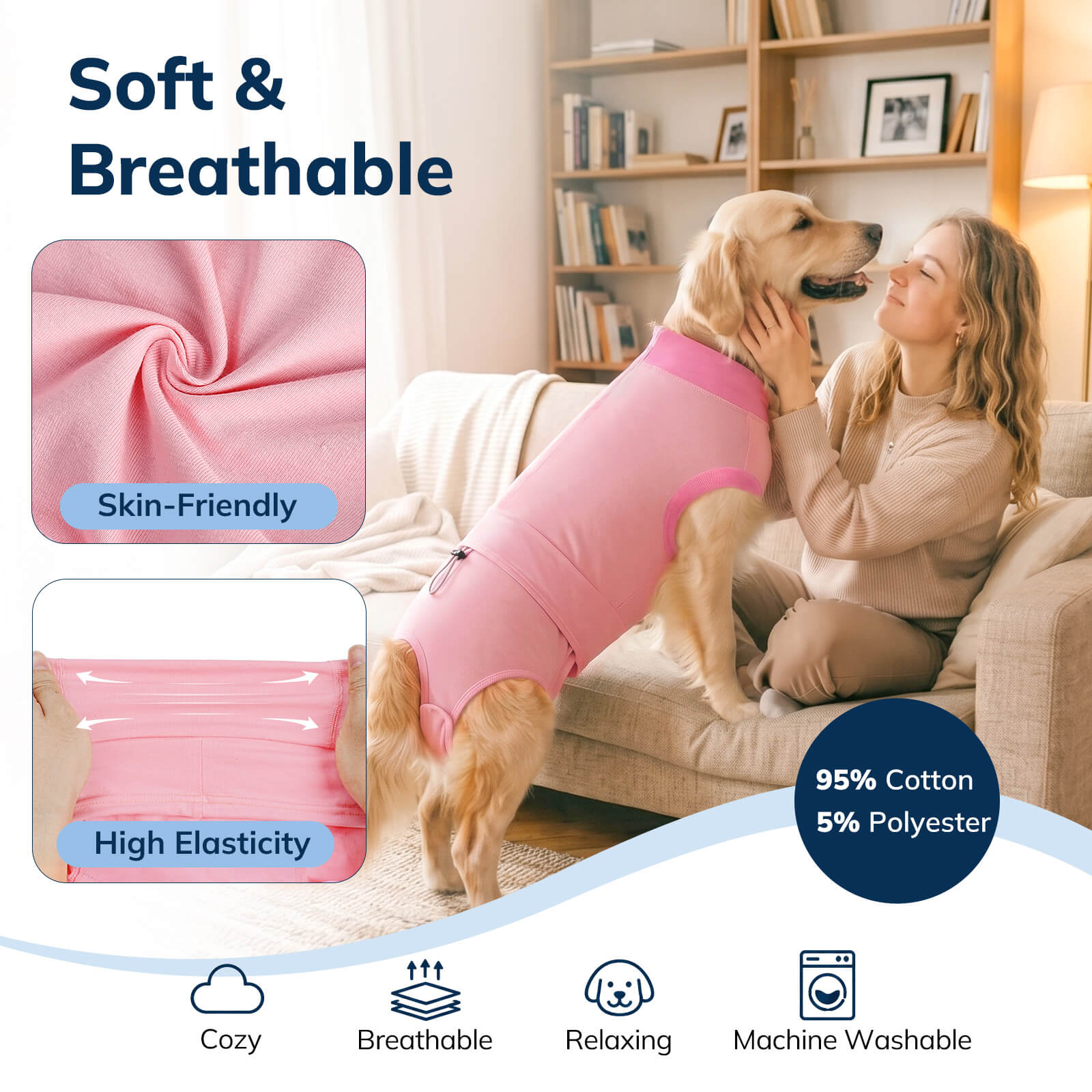 Dog Recovery Suit-supet