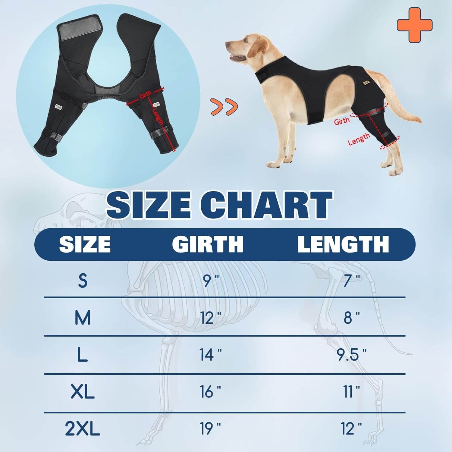 Dog rear Leg Sleeve_size-supet