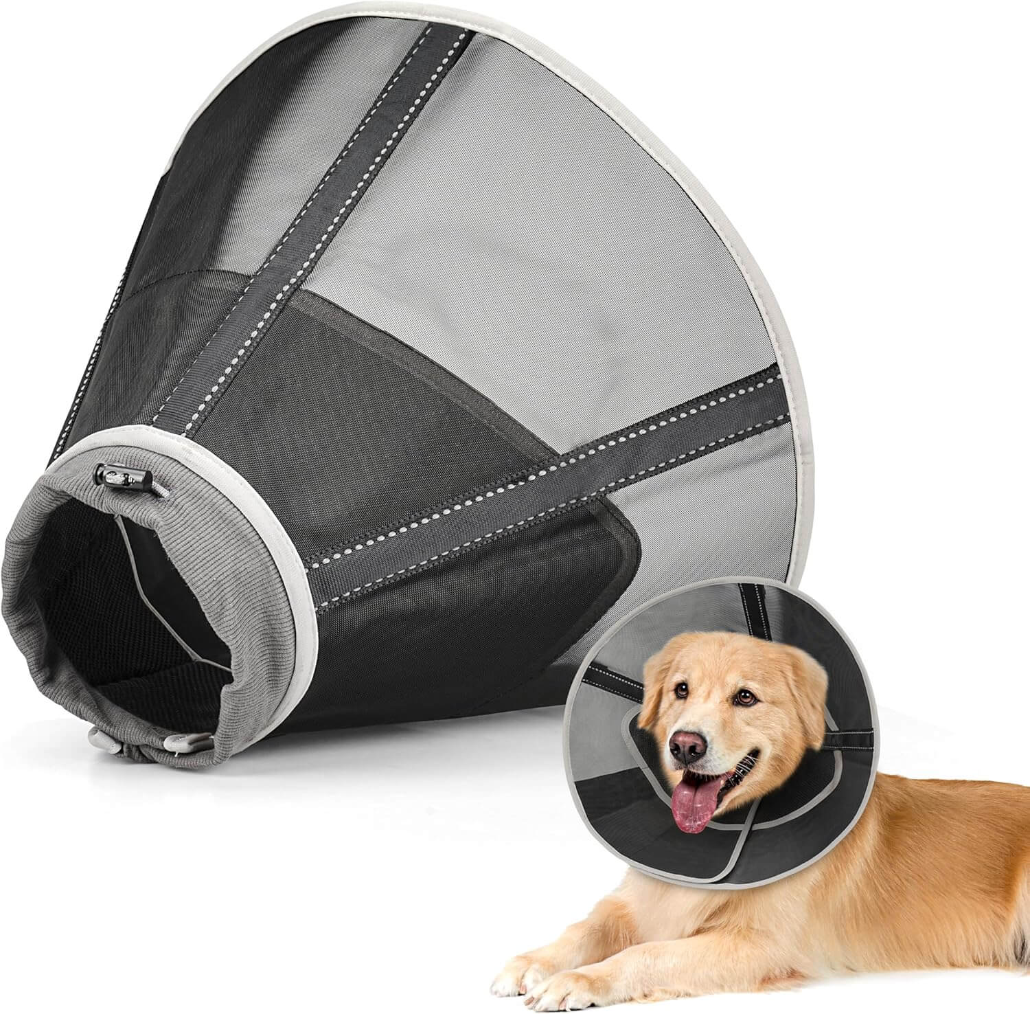 Mesh Dog Cone_black-supet