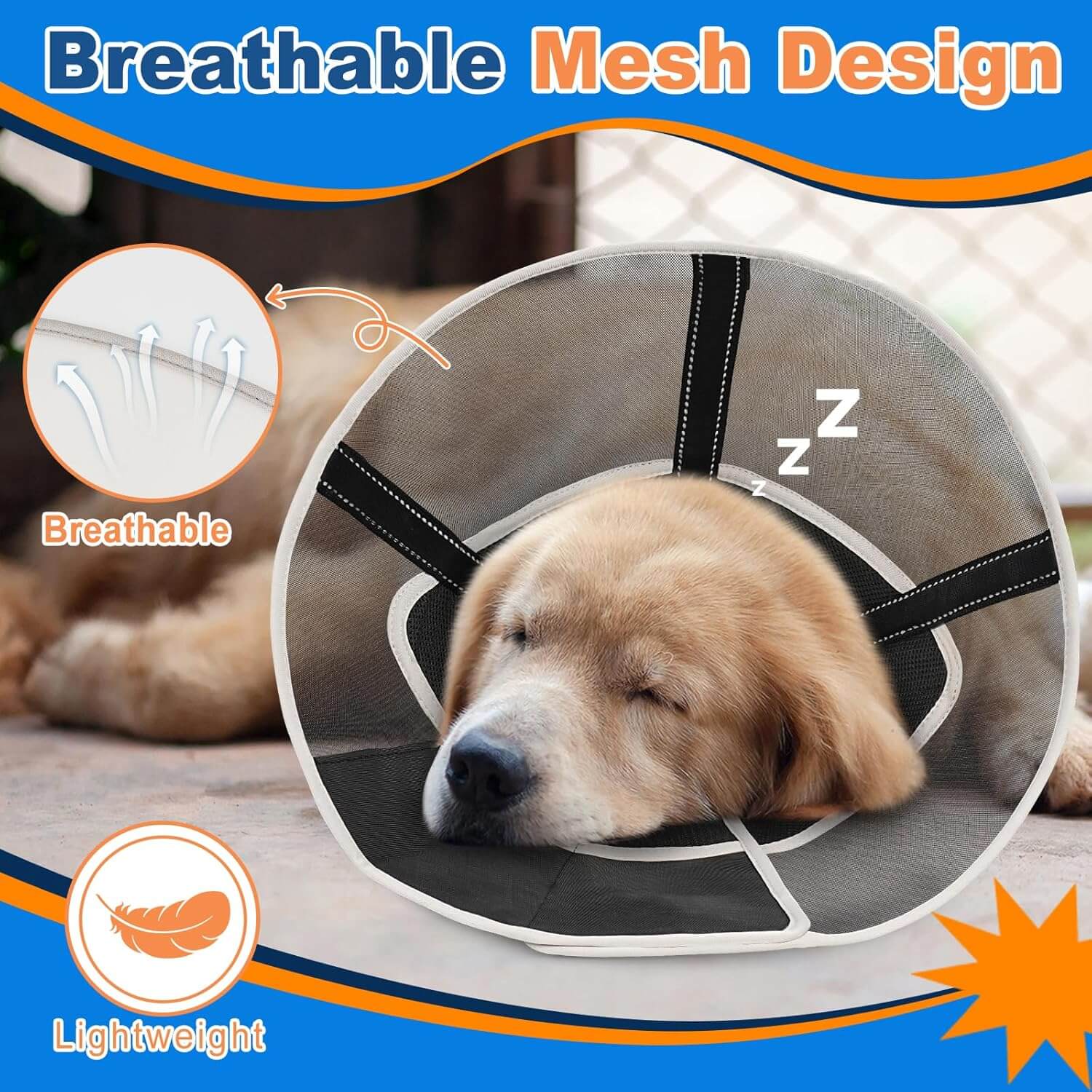 Mesh Dog Cone3-supet