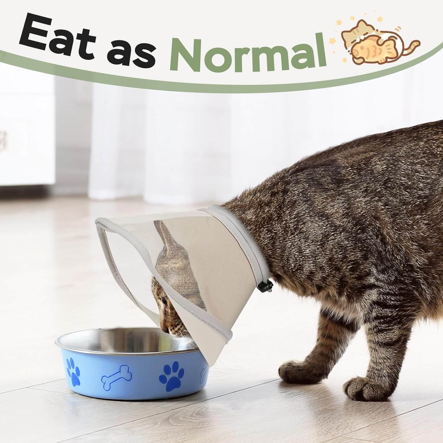 Waterproof Mesh Cat Cone2-supet