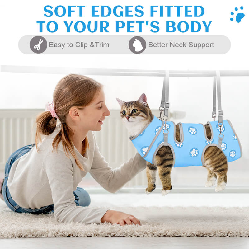 cat grooming sling3-supet